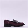 Marco Moreo Maura Link Loafer - Burgundy Combi
